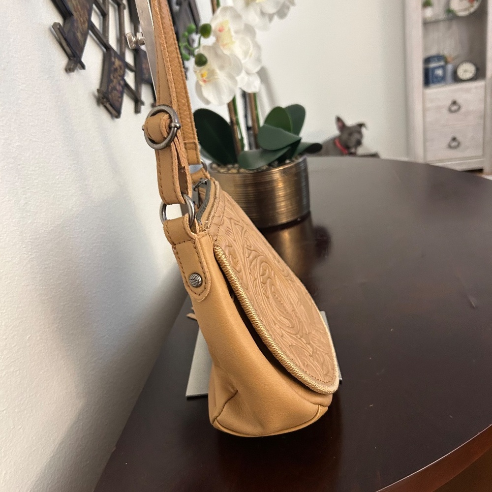 Floral beige crossbody - Picture 3 of 3